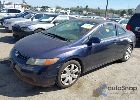 2007 Honda Civic Lx from USA, damaged, VIN 2HGFG12677H507708